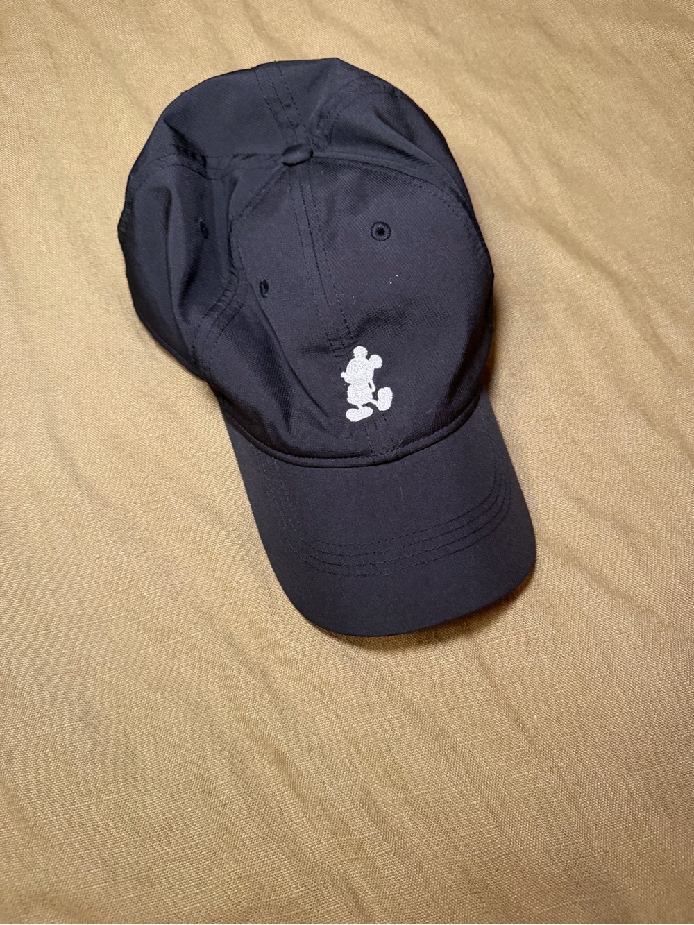 Nike Disney Black Baseball Hat with White Disney Parks Tag